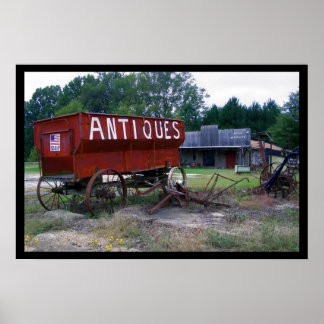 Antiquitätengeschäft - Gott segne Amerika Poster