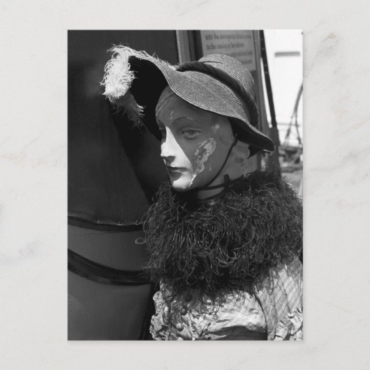 Antiquitätengeschäft Mannequin, 1941 Postkarte (Vorderseite)