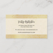 Antiquitätengeschäft Vintag Pariser Parfüm Visitenkarte (Rückseite)