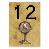 Antiquitätenglocke, bedrückte BG-Tischnummer Tischnummer (Rückseite)