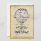 Antiquitätenglocke erschüttert BG V Brautparty Einladung (Rückseite)