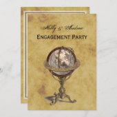 Antiquitätenglocke, Not leidende BG V Verlobung Einladung (Vorne/Hinten)