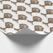 Antiquitätenglocke, weißes BG-Schleifpapier Geschenkpapier (Ecke)