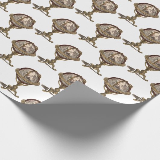 Antiquitätenglocke, weißes BG-Schleifpapier Geschenkpapier (Ecke)