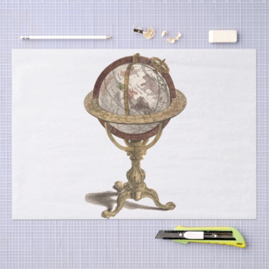 Antiquitätenglocke, weißes BG Seidenpapier (Handwerk)