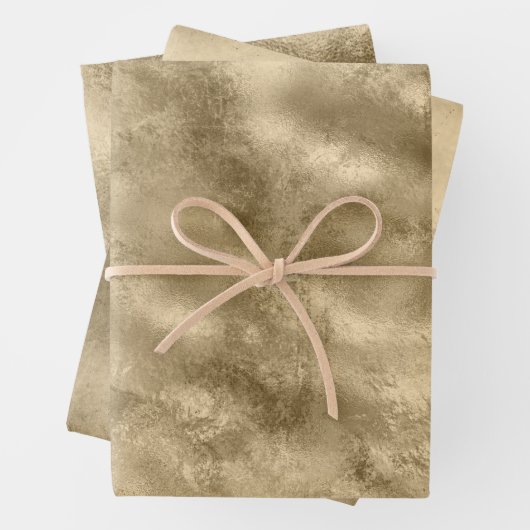 Antiquitätengold Geschenkpapier Set (Beispiel)