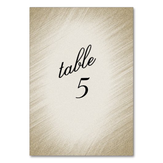 Antiquitätengoldene Tischnummer (Vorderseite)