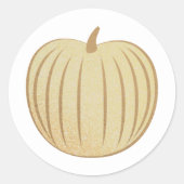 Antiquitätengoldkürbis Fall Umschlag Aufkleber (Vorderseite)