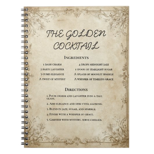 Antiquitätengrenze mit Pergament-Textur Notizblock (Vorderseite)