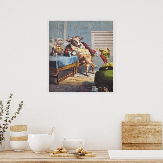 Antiquitätenhandbuch Poster (Küche)