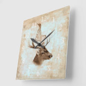 Antiquitätenhandel Druck 5 Quadratische Wanduhr (Winkel)