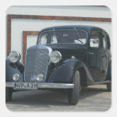 Antiquitätenhändler 3 quadratischer aufkleber (Vorderseite)