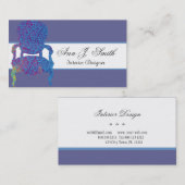 Antiquitätenhändler Innendekorator Möbel Visitenkarte (Vorne/Hinten)