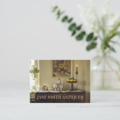 Antiquitätenhändler Visitenkarte (Stehend Vorderseite)