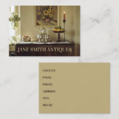 Antiquitätenhändler Visitenkarte (Vorne/Hinten)