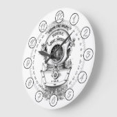 Antiquitätenhelm nautisch große wanduhr (Winkel)