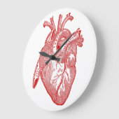 Antiquitätenherz Große Wanduhr (Winkel)