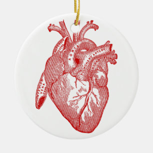 Antiquitätenherz Keramik Ornament