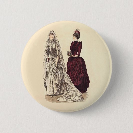 Antiquitätenhochzeit Button (Vorderseite)