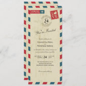 Antiquitätenhochzeit Einladung (Vorne/Hinten)