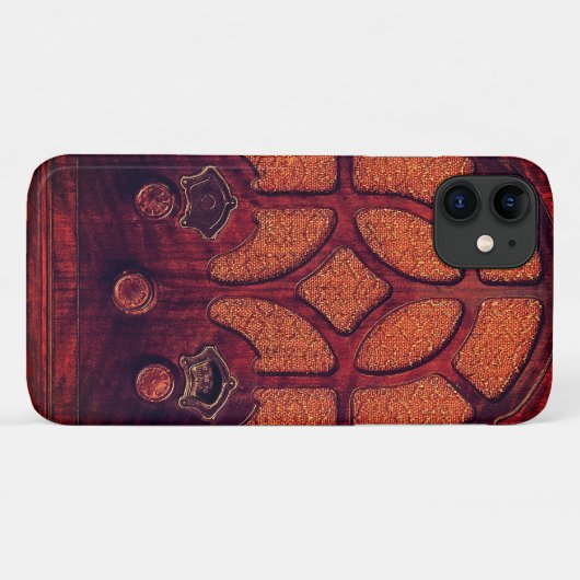 Antiquitätenholz Elegante Kunst Deko Kathedrale Case-Mate iPhone Hülle (Rückseite (Horizontal))