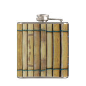 Antiquitätenholz Holzlatten Flachmann (Rückseite)