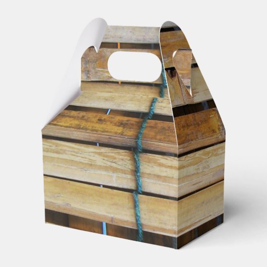 Antiquitätenholz Holzlatten Geschenkschachtel (Vorderseite)