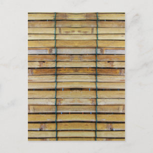 Antiquitätenholz Holzlatten Postkarte
