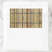 Antiquitätenholz Holzlatten Rechteckiger Aufkleber (Tasche)