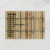 Antiquitätenholz Holzlatten Visitenkarte (Vorderseite)