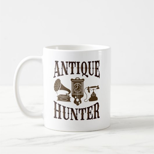 Antiquitätenjäger Kaffeetasse (Links)