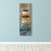 Antiquitätenkaffee Leinwanddruck (Insitu (Holzboden))