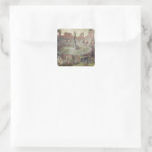 Antiquitätenkampf, 1552 quadratischer aufkleber (Tasche)