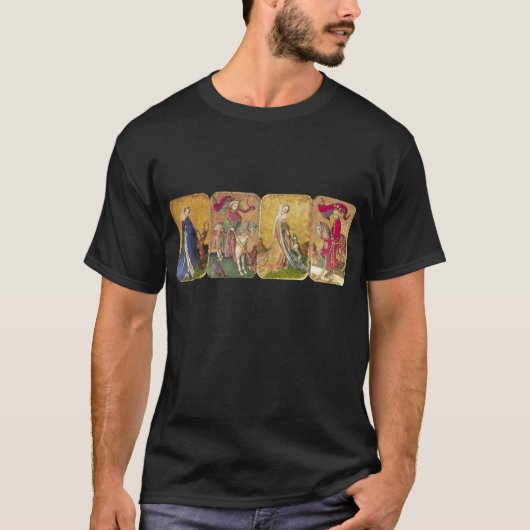 Antiquitätenkarren, Deutsche Hofkarten und Flaggen T-Shirt (Vorderseite)