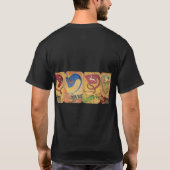 Antiquitätenkarren, Deutsche Hofkarten und Flaggen T-Shirt (Rückseite)