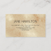 Antiquitätenkarte für Gold Foil Visitenkarte (Rückseite)