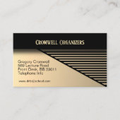 Antiquitätenkarte Gold für zeitgenössische Unterne Visitenkarte (Vorderseite)