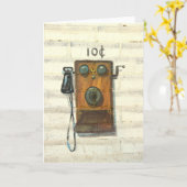 Antiquitätenkarte Karte (Gelbe Blume)