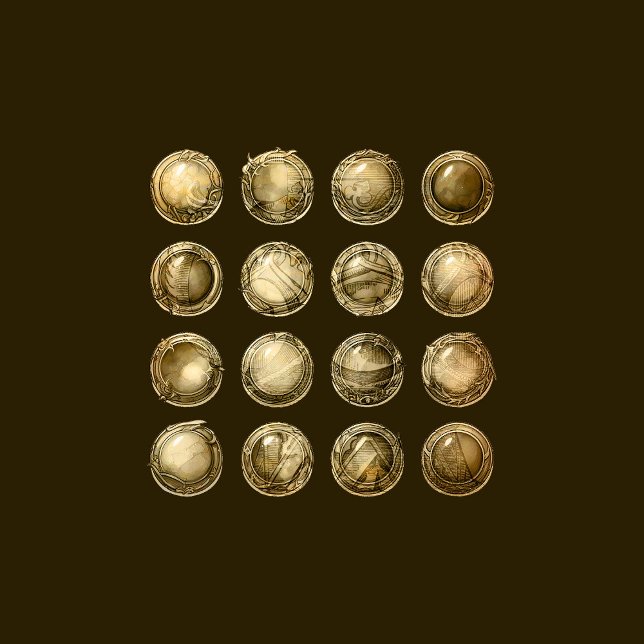 Antiquitätenknöpfe Scrapbook Verzierungen (Von Creator hochgeladen)