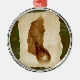 Antiquitätenkolben Ornament Aus Metall