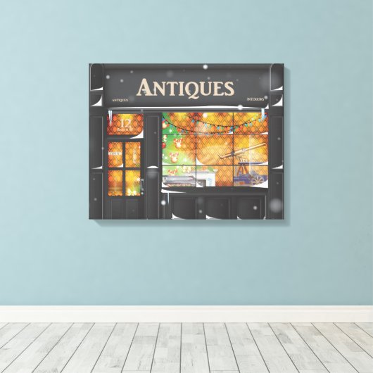 Antiquitätenladen Leinwanddruck (Insitu (Holzboden))