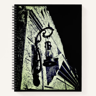 Antiquitätenlampe Notizblock