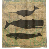 Antiquitätenleben im Wald Duschvorhang (Vorderseite)