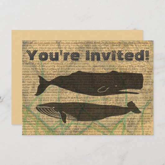 Antiquitätenleben im Wald Einladung (Vorne/Hinten)