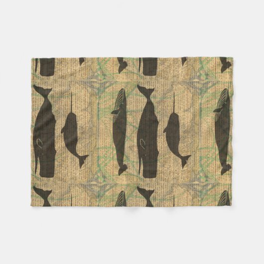 Antiquitätenleben im Wald Fleecedecke (Vorderseite (Horizontal))