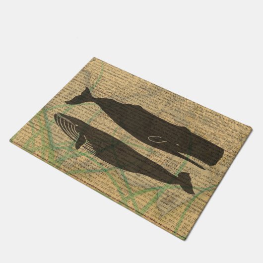 Antiquitätenleben im Wald Fußmatte (Schrägansicht)