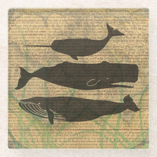 Antiquitätenleben im Wald Glasuntersetzer (Vorderseite)