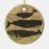 Antiquitätenleben im Wald Keramikornament (Vorne)