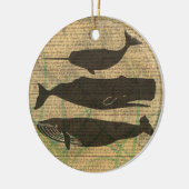 Antiquitätenleben im Wald Keramikornament (Links)