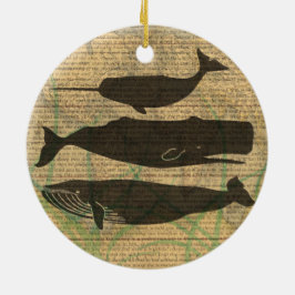 Antiquitätenleben im Wald Keramikornament